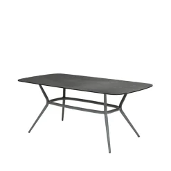 Cane-line Table For Outdoor Use*Joy dining table oval, Dark -light Grey