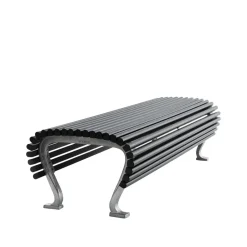 Byarums bruk Garden Sofas & Garden Benches*Jujol bench, Mahogany glaze, narrow, stand Black