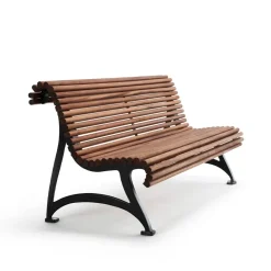 Byarums bruk Garden Sofas & Garden Benches|Outdoor Lounge Furniture*Jujol sofa, Mahogany, black stand Brown