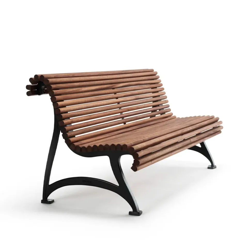 Byarums bruk Garden Sofas & Garden Benches|Outdoor Lounge Furniture*Jujol sofa, Mahogany, black stand Brown