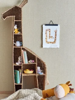 Bloomingville Shelves & Shelving Systems*Kalu book shelf 148x46 cm, Nature Beige