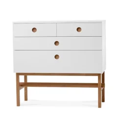 A2 Dressers & Drawer Units*Keep dresser, , oiled oak legs White