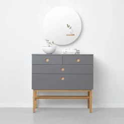 A2 Dressers & Drawer Units*Keep dresser, , oiled oak legs White