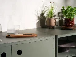 Brafab Garden Details & Accessories*Kelia outdoor kitchen base cabinet with sink, Nordic , 121x90x64 Green