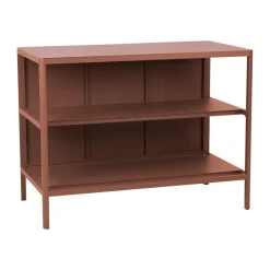 Brafab Garden Details & Accessories*Kelia outdoor kitchen bench with shelves, Zin , 121x91x64 cm Red