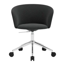 Hem Office Chairs*Kendo Swivel office chair with 5 wheels, Graphite-polished aluminium GreySilver-coloured