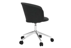 Hem Office Chairs*Kendo Swivel office chair with 5 wheels, Graphite-polished aluminium GreySilver-coloured
