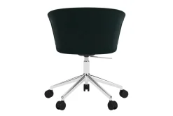 Hem Office Chairs*Kendo Swivel office chair with 5 wheels, Pine-polished aluminium GreenSilver-coloured