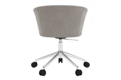 Hem Office Chairs*Kendo Swivel office chair with 5 wheels, Porcelain-polished aluminium BeigeSilver-coloured