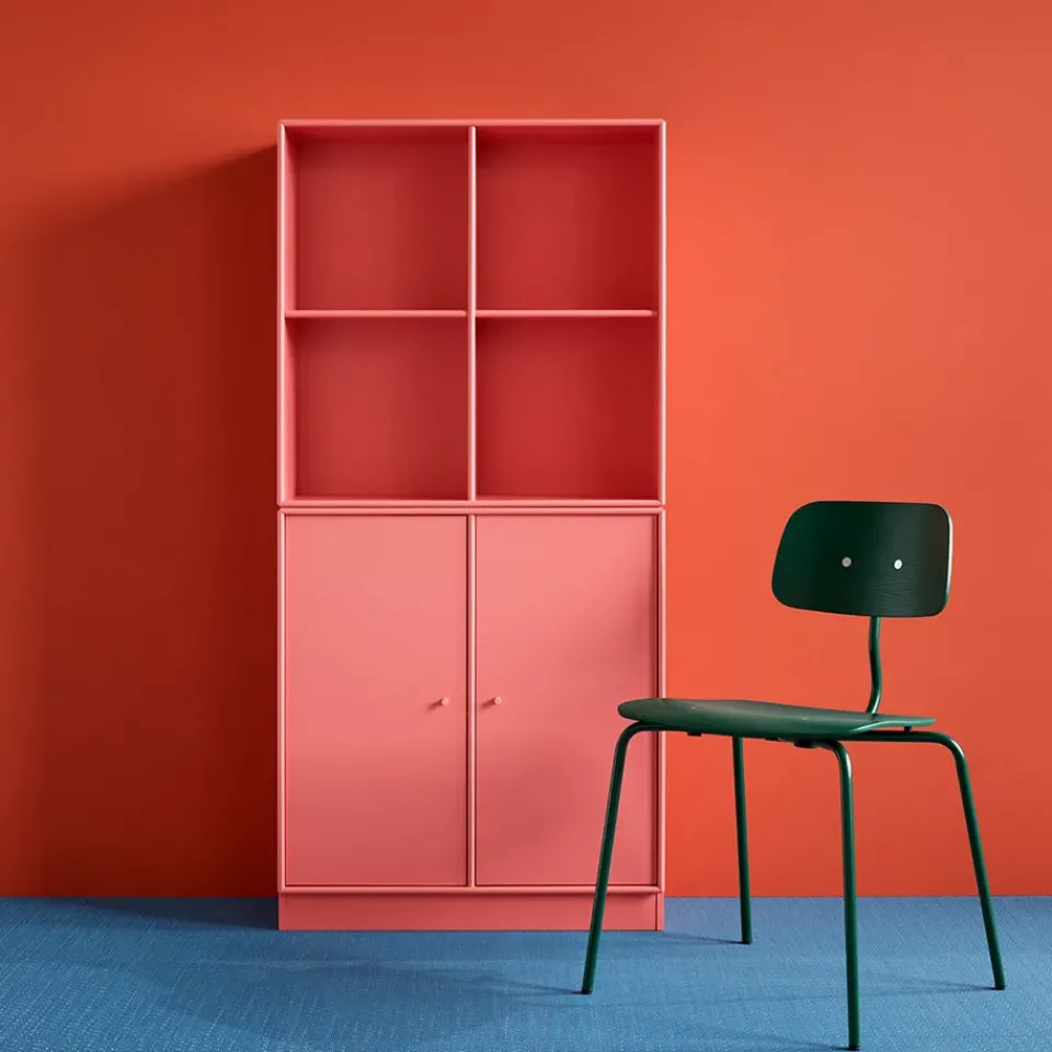 Montana Chairs*Kevi 2060 chair, Hokkaido 162 laquered stand-stained ash Orange
