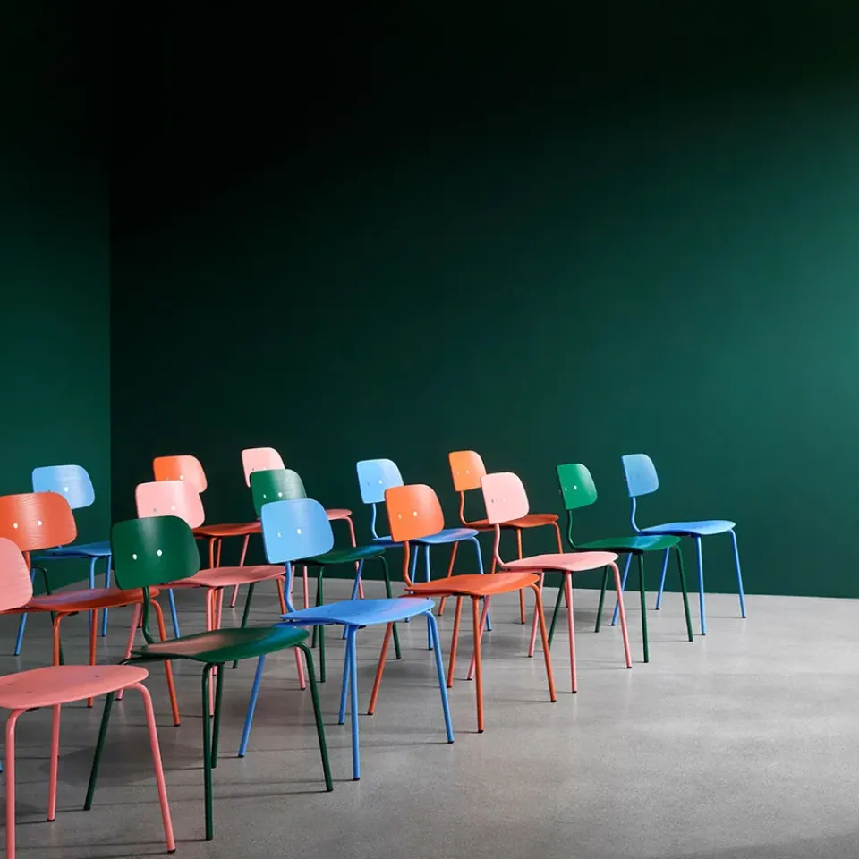 Montana Chairs*Kevi 2060 chair, Snow laquered stand stainedash White