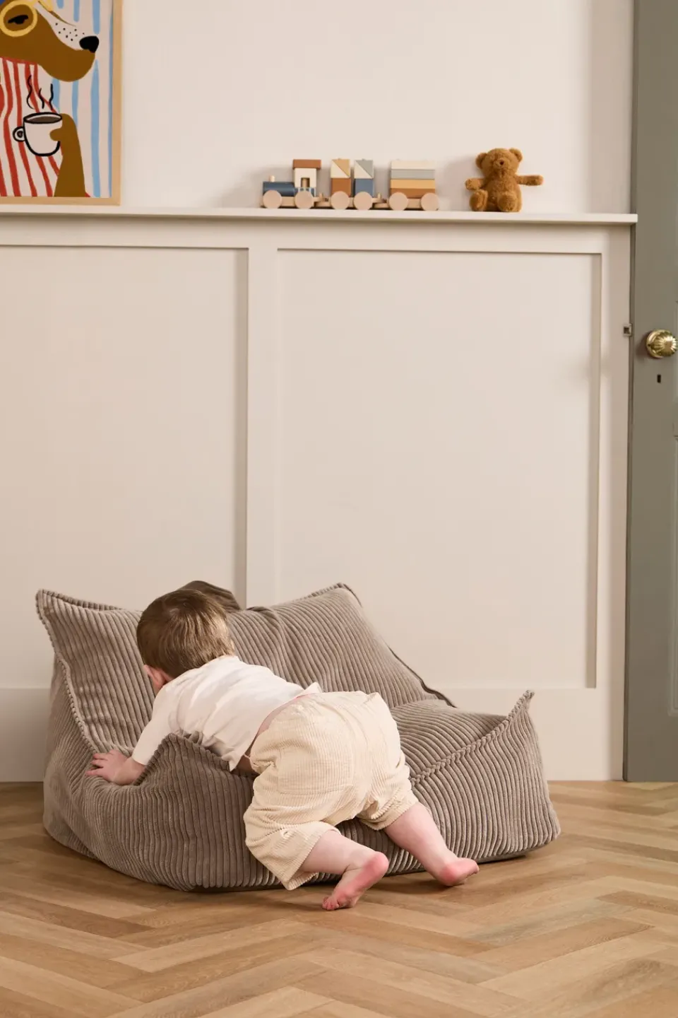 Kid's Concept Children's Armchairs|Armchairs & Footstools*Kid's Base bean bag, Brown