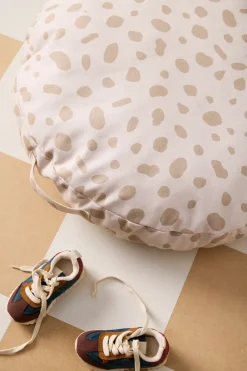 Kid's Concept Children's Chairs|Children's Chairs*Kid's Base floor cushion Ø60 cm, Dotted White
