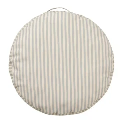 Kid's Concept Children's Chairs|Children's Chairs*Kid's Base floor cushion Ø60 cm, Rand BlueWhite