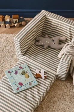 Kid's Concept Children's Armchairs|Armchairs & Footstools*Kid's Base folding armchair, Rand WhiteBlue
