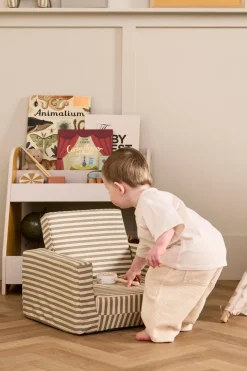 Kid's Concept Children's Armchairs|Armchairs & Footstools*Kid's Base folding armchair, Rand WhiteBlue