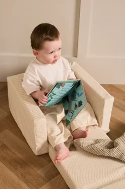 Kid's Concept Children's Armchairs|Armchairs & Footstools*Kid's Base folding armchair, Off- White