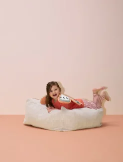 Kid's Concept Children's Chairs|Children's Chairs*Kid's Base seat pouffe 85x85x34 cm, Off- White