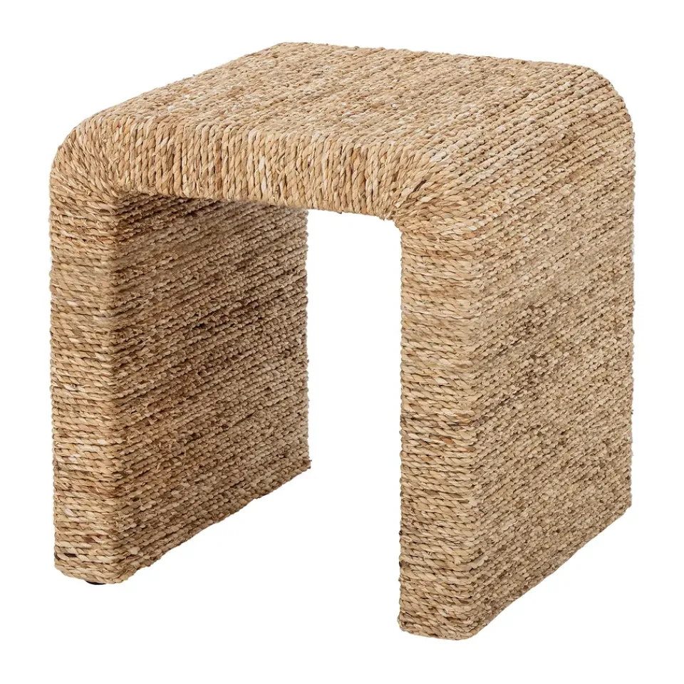 Bloomingville Stools*Kien stool 43x42x45 cm, Water hyacinth Brown