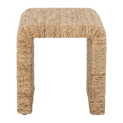 Bloomingville Stools*Kien stool 43x42x45 cm, Water hyacinth Brown
