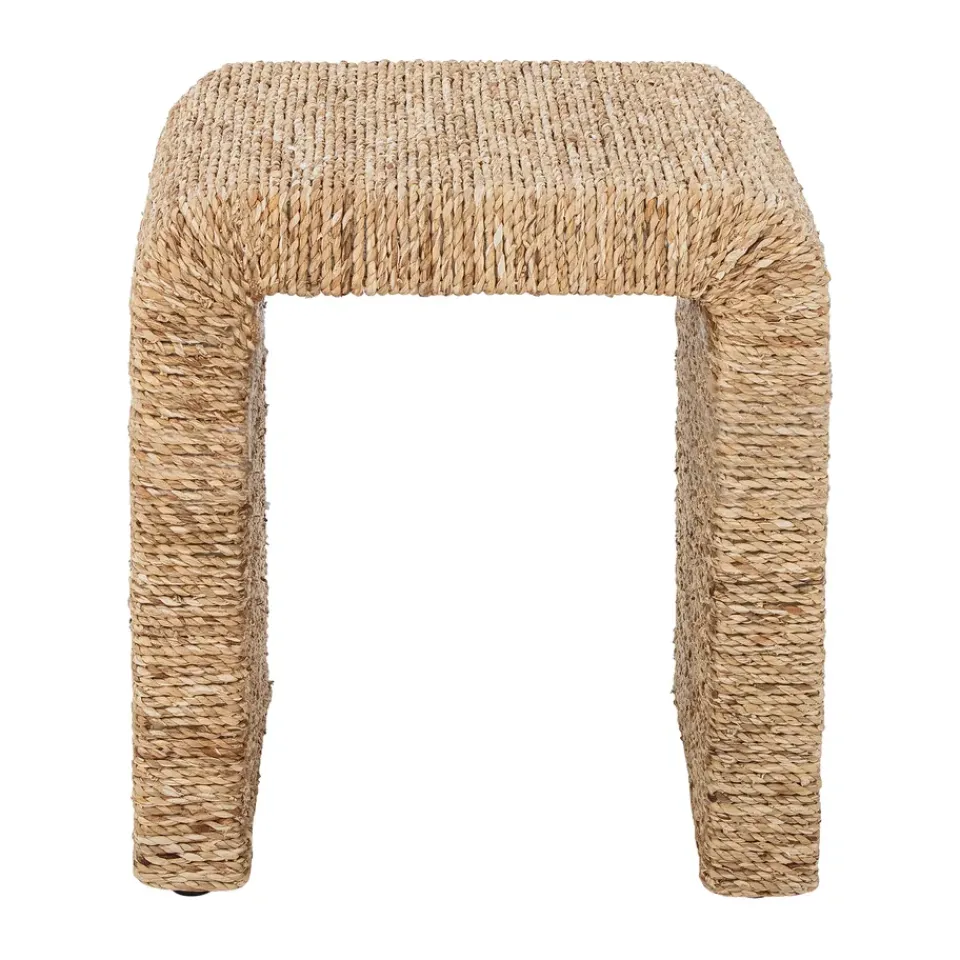 Bloomingville Stools*Kien stool 43x42x45 cm, Water hyacinth Brown