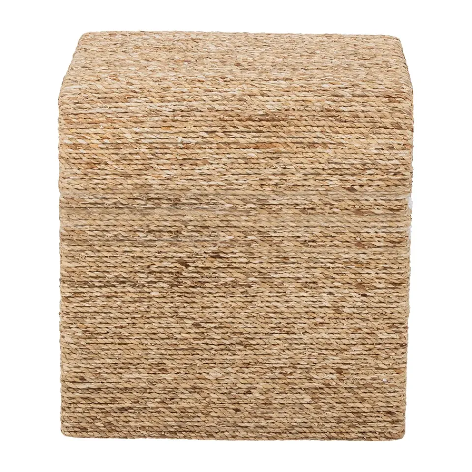 Bloomingville Stools*Kien stool 43x42x45 cm, Water hyacinth Brown