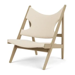 Audo Copenhagen Armchairs & Footstools*Knitting lounge chair, Natural oak-Logan Jasmine Beige