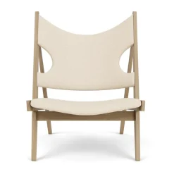 Audo Copenhagen Armchairs & Footstools*Knitting lounge chair, Natural oak-Logan Jasmine Beige