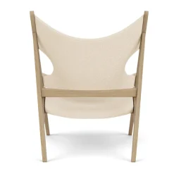 Audo Copenhagen Armchairs & Footstools*Knitting lounge chair, Natural oak-Logan Jasmine Beige
