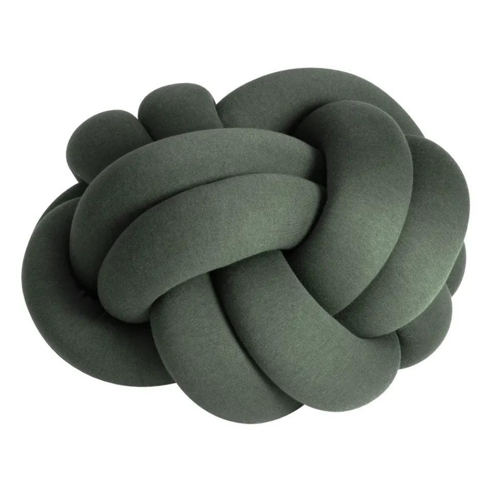 Design House Stockholm Sitting Poufs*Knot cushion XL, Forest Green