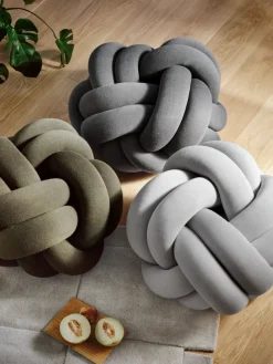 Design House Stockholm Sitting Poufs*Knot cushion XL, Forest Green