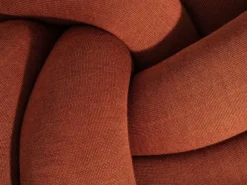 Design House Stockholm Sitting Poufs*Knot cushion XL, Ochre Red