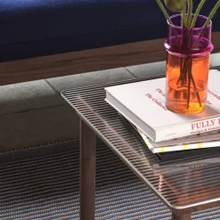 HAY Coffee Tables*Kofi coffee table, Walnut-clear glass, 60 cm Brown