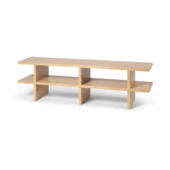 Ferm Living Shelves & Shelving Systems*Kona bench, Oak natural veneer Beige
