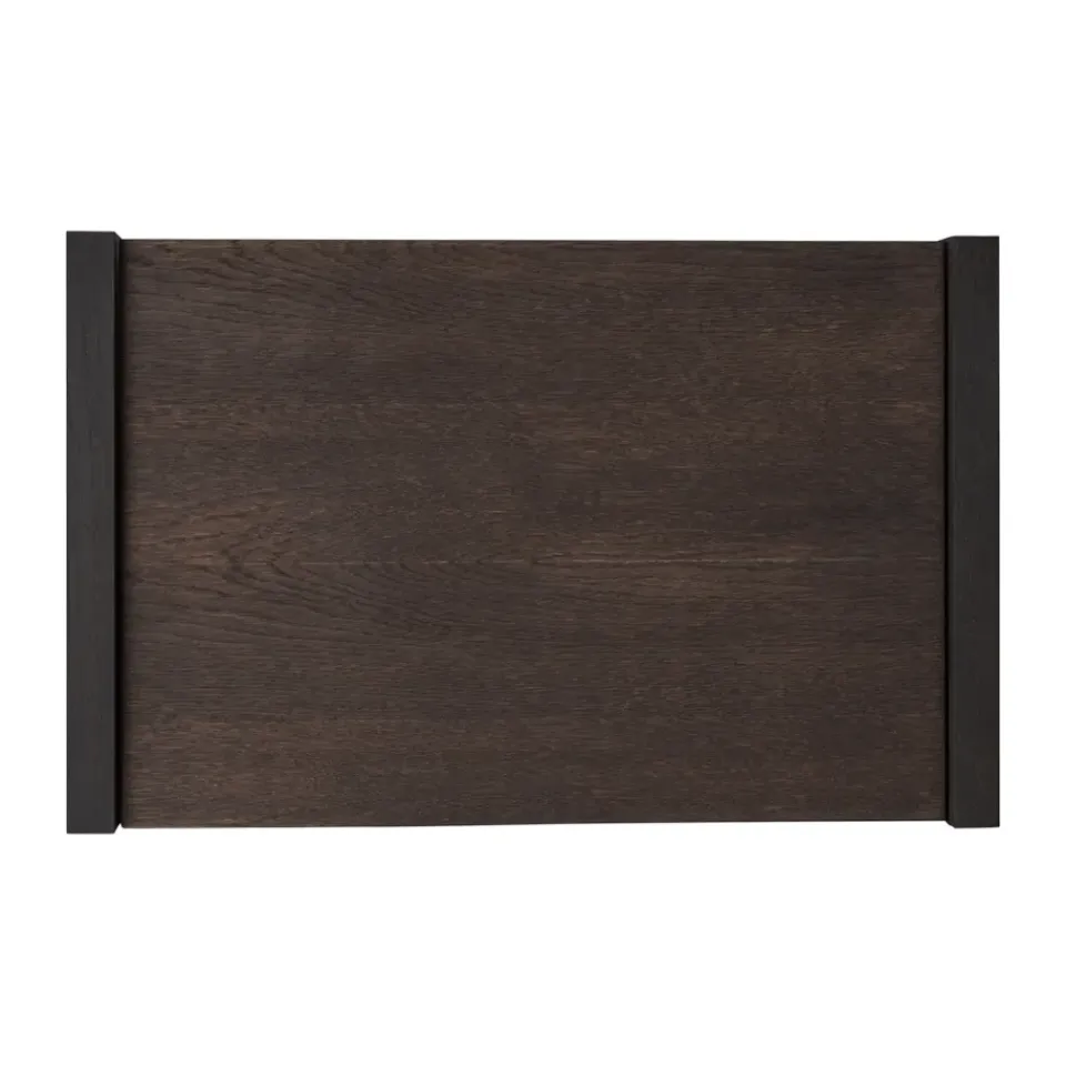 Ferm Living Display & Glass Cabinets*Kona bookcase cabinet insert, Dark Stained Brown