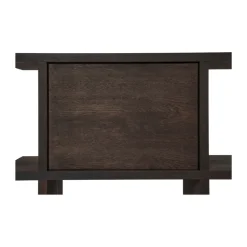 Ferm Living Display & Glass Cabinets*Kona bookcase cabinet insert, Dark Stained Brown