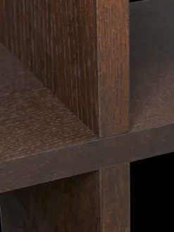 Ferm Living Shelves & Shelving Systems*Kona bookshelf 2x2, Dark stained Brown