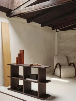 Ferm Living Shelves & Shelving Systems*Kona bookshelf 2x2, Dark stained Brown