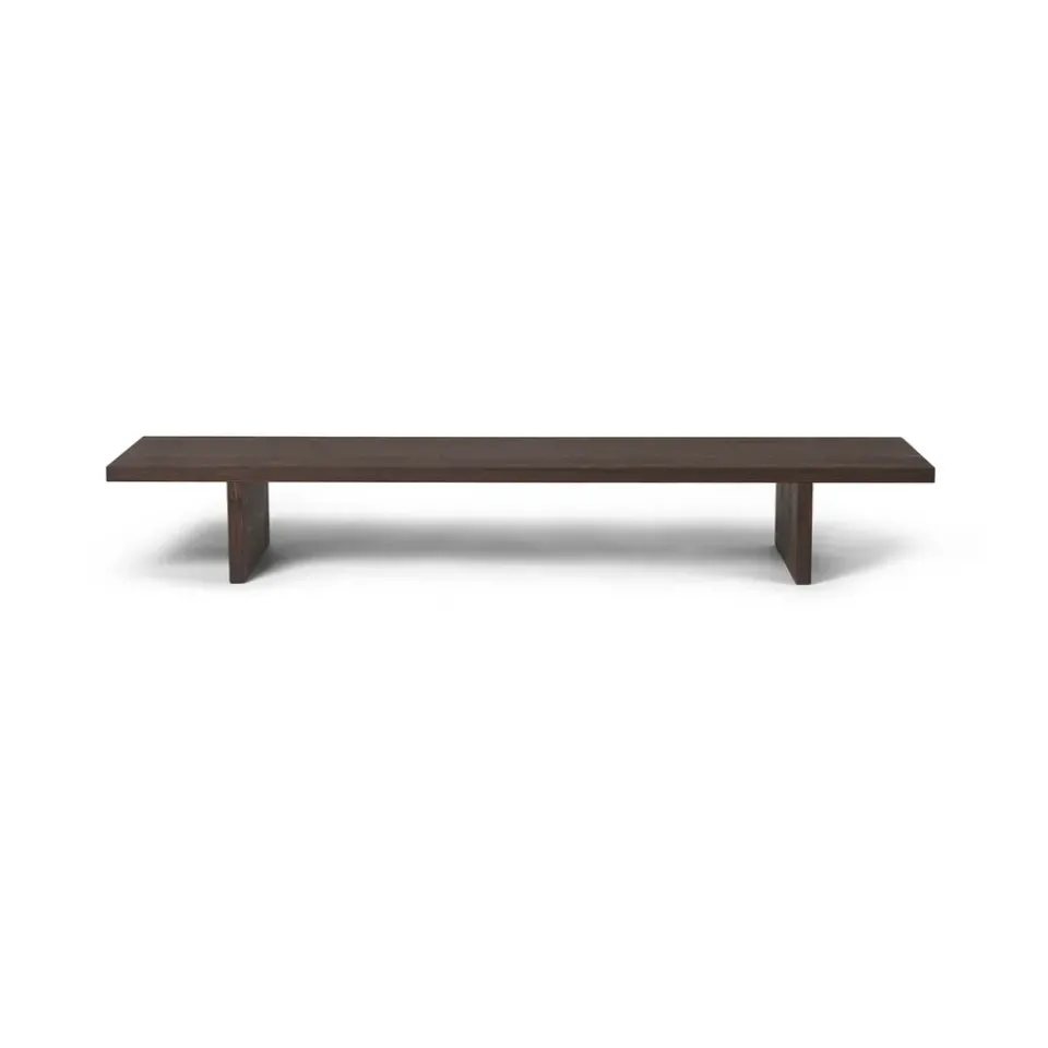 Ferm Living Side Tables*Kona display table side table, Dark stained oak veneer Brown