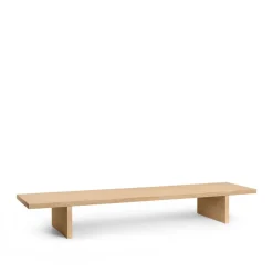 Ferm Living Side Tables*Kona display table side table, Oak natural veneer Beige