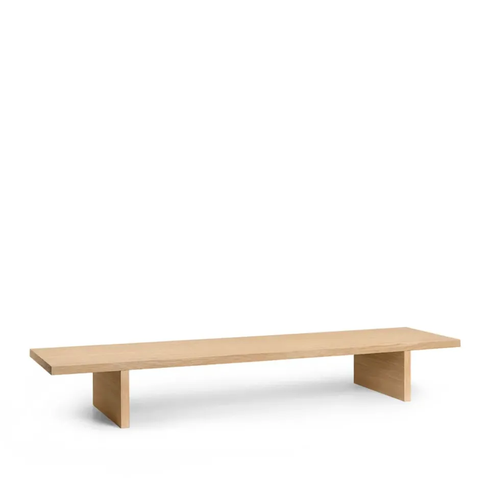Ferm Living Side Tables*Kona display table side table, Oak natural veneer Beige