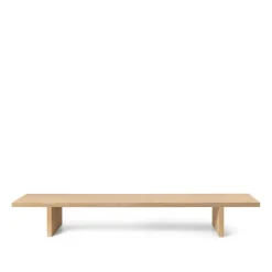 Ferm Living Side Tables*Kona display table side table, Oak natural veneer Beige
