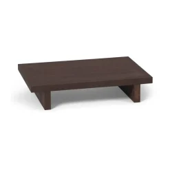 Ferm Living Side Tables*Kona side table, Dark Stained oak veneer Brown