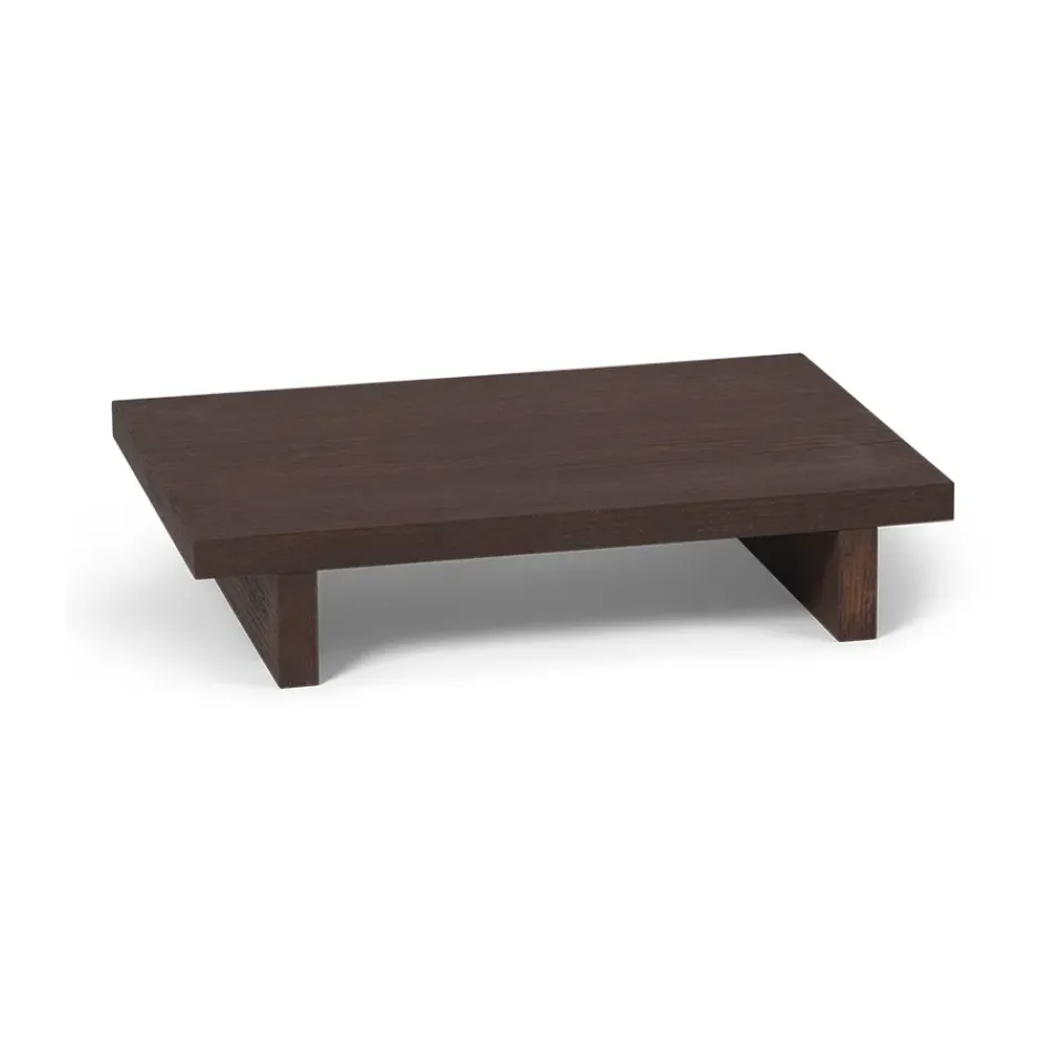 Ferm Living Side Tables*Kona side table, Dark Stained oak veneer Brown