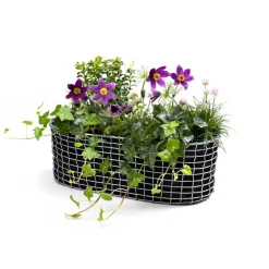 KORBO Balcony Furniture*balcony box, Acid-resistant steel Silver-coloured
