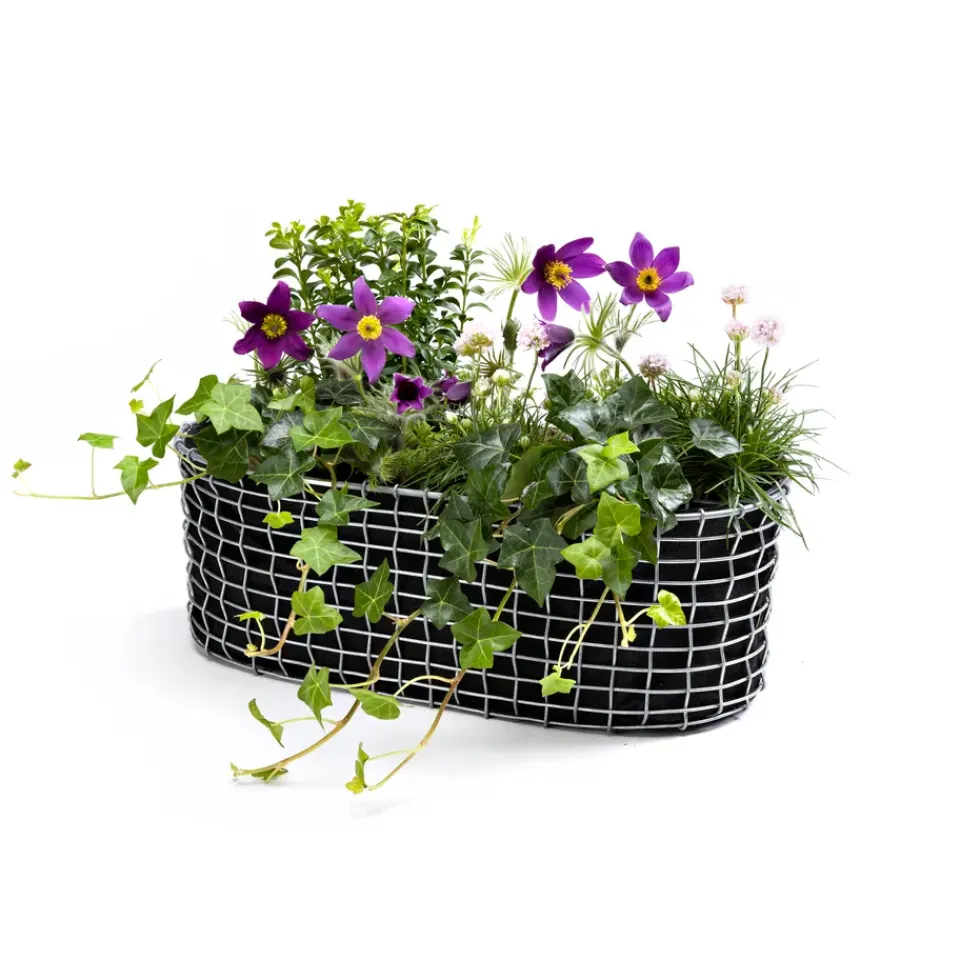 KORBO Balcony Furniture*balcony box, Galvanised steel Silver-coloured