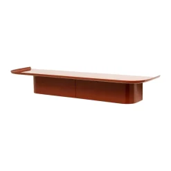 HAY Shelves & Shelving Systems*Korpus 7 hooks wallshelf L, Brick Red