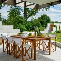 Skargaarden Table For Outdoor Use*Korsö table 200x90 cm, Teak Brown