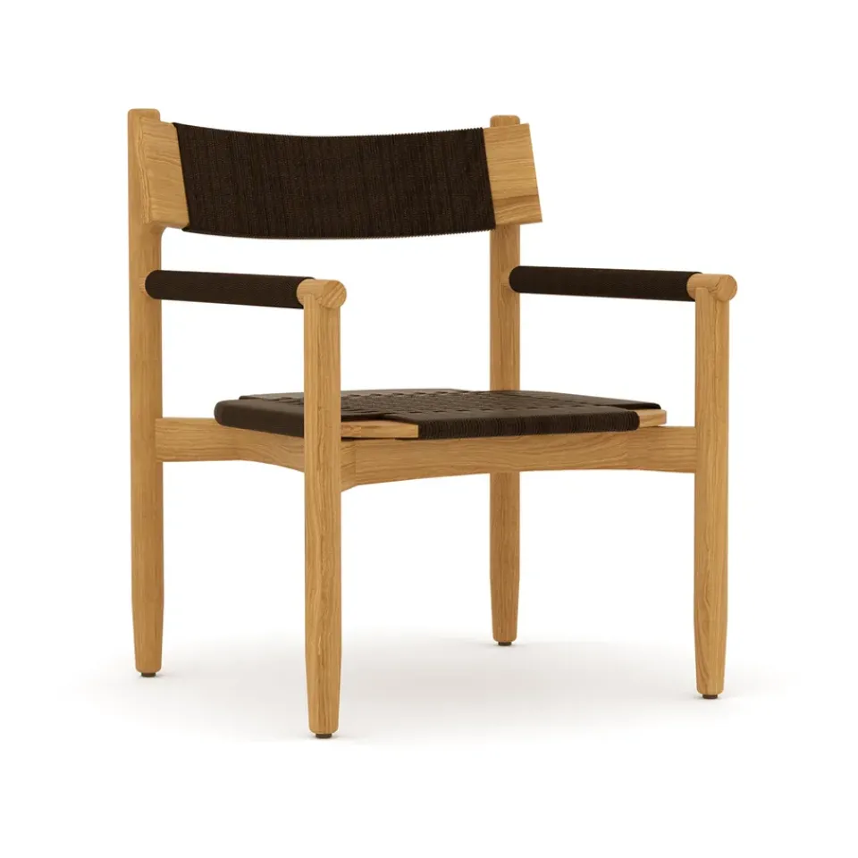 Skargaarden Balcony Furniture*Koster lounge chair, Teak-dark grey Brown