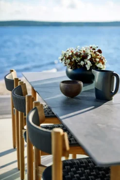 Skargaarden Balcony Furniture*Koster lounge chair, Teak-dark grey Brown